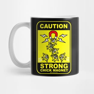 Caution! Strong Chick Magnet Mug